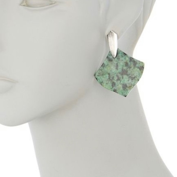 Kendra Scott Astoria African Turquoise Earrings - Picture 2 of 9